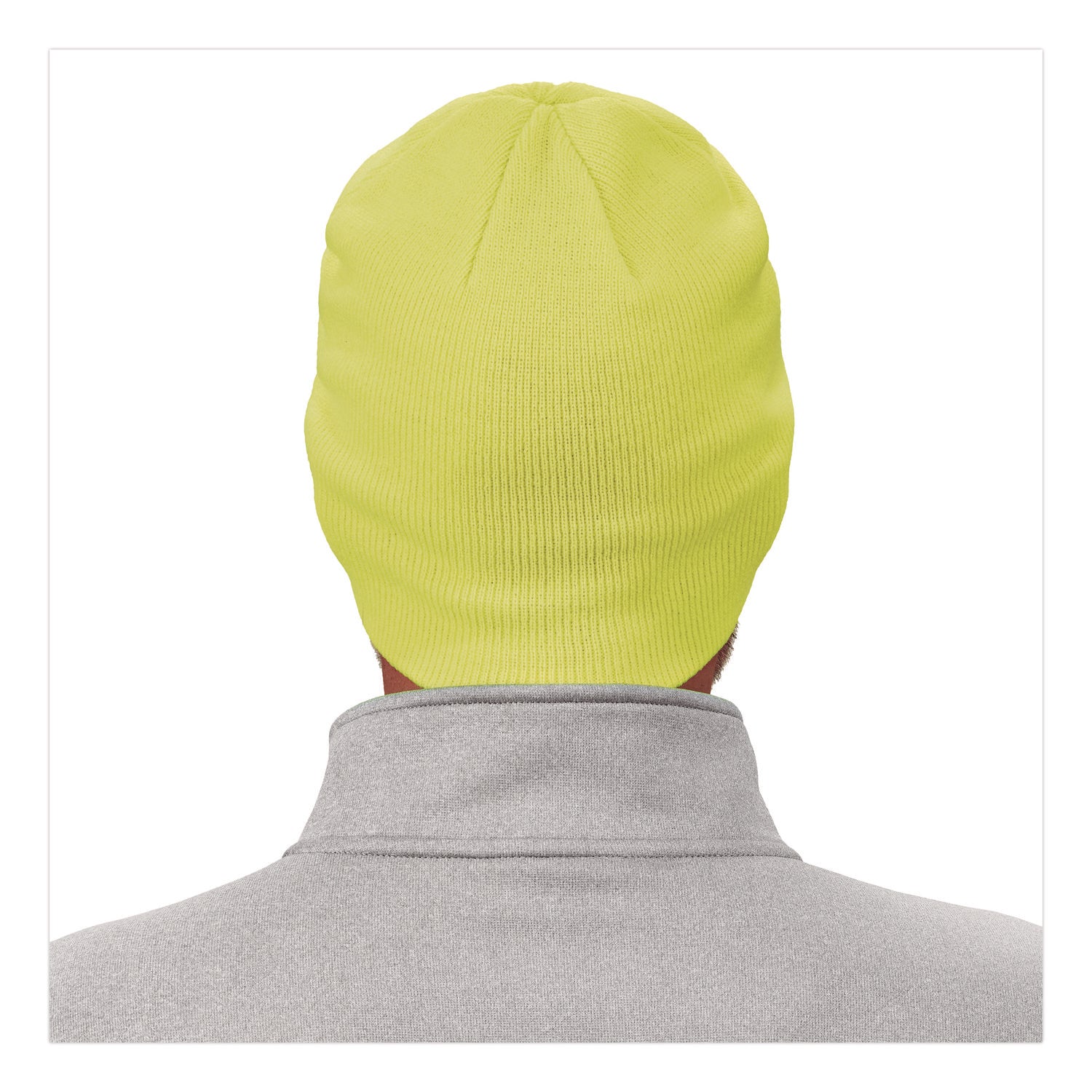 N-Ferno 6812 Rib Knit Beanie, One Size Fits Most, Lime, Ships in 1-3 Business Days