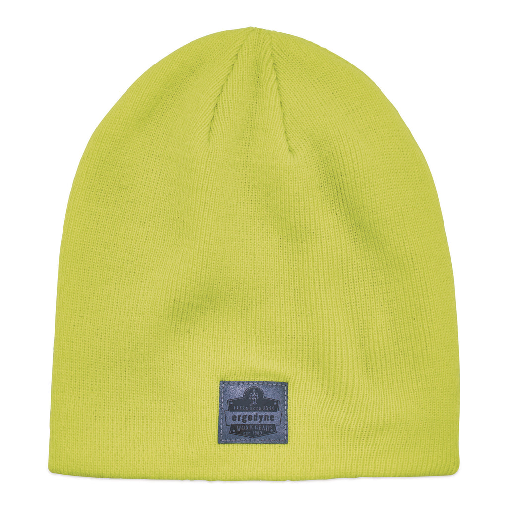 N-Ferno 6812 Rib Knit Beanie, One Size Fits Most, Lime, Ships in 1-3 Business Days