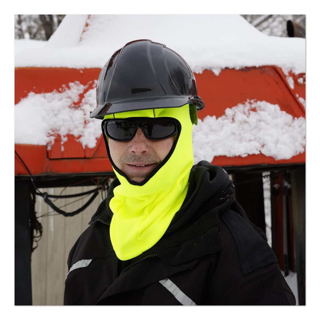 N-Ferno 6821 Fleece Balaclava Face Mask, One Size Fits Most, Lime, Ships in 1-3 Business Days