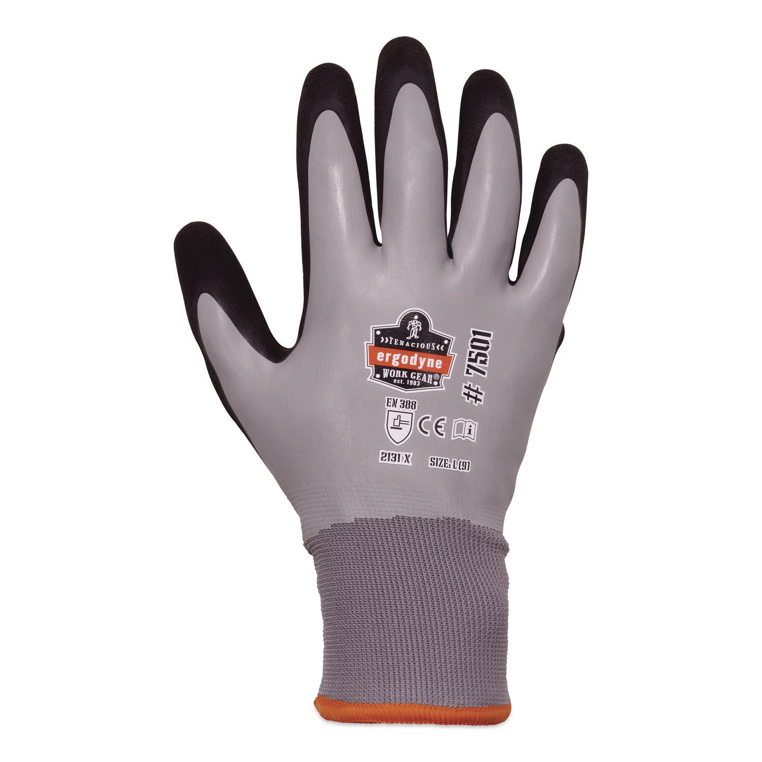 ProFlex 7501 Coated Waterproof Winter Gloves, Gray, X-Large, Pair, Ships in 1-3 Business Days