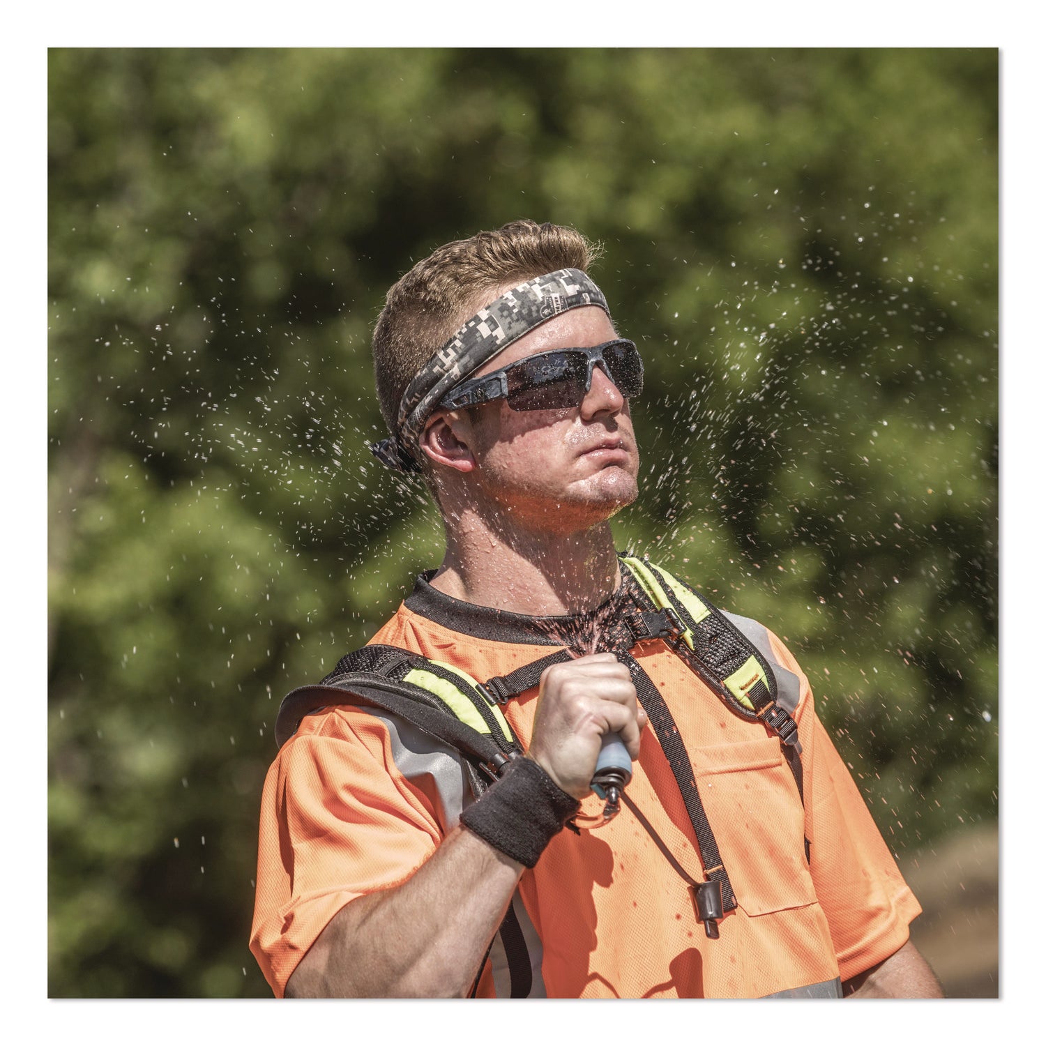 Chill-Its 6700/6705 Bandana/Headband, One Size Fits All, Camo, Ships in 1-3 Business Days, Ships in 1-3 Business Days