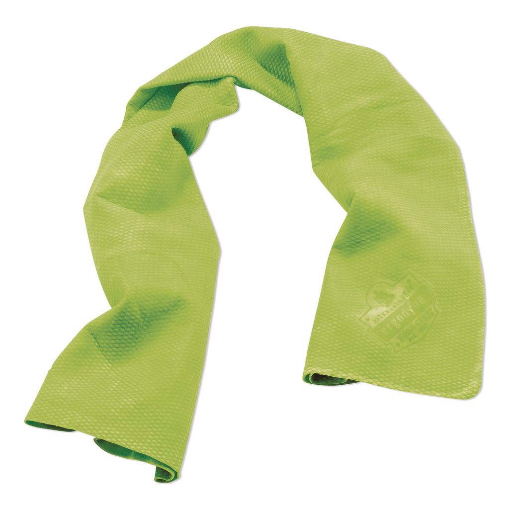 Chill-Its 6602 Evaporative PVA Cooling Towel, 29.5 x 13, One Size Fits Most, PVA, Hi-Vis Lime, Ships in 1-3 Business Days