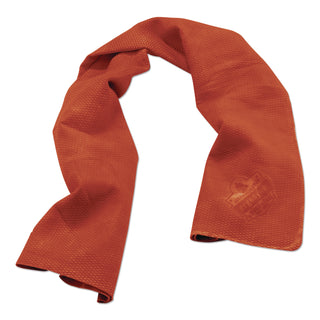 Chill-Its 6602 Evaporative PVA Cooling Towel, 29.5 x 13, One Size Fits Most, PVA, Orange, Ships in 1-3 Business Days