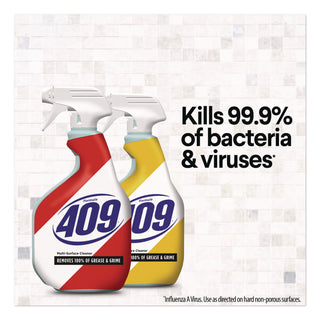 Formula 409 Multi-Surface Cleaner - 32 fl oz (1 quart) - Original Scent - 9 / Carton - Anti-bacterial, Deodorize, Disinfectant - White, Red