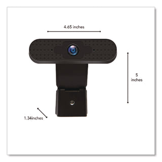 OTM Basics Webcam, 1920 pixels x 1080 pixels, 2 Mpixels, Black