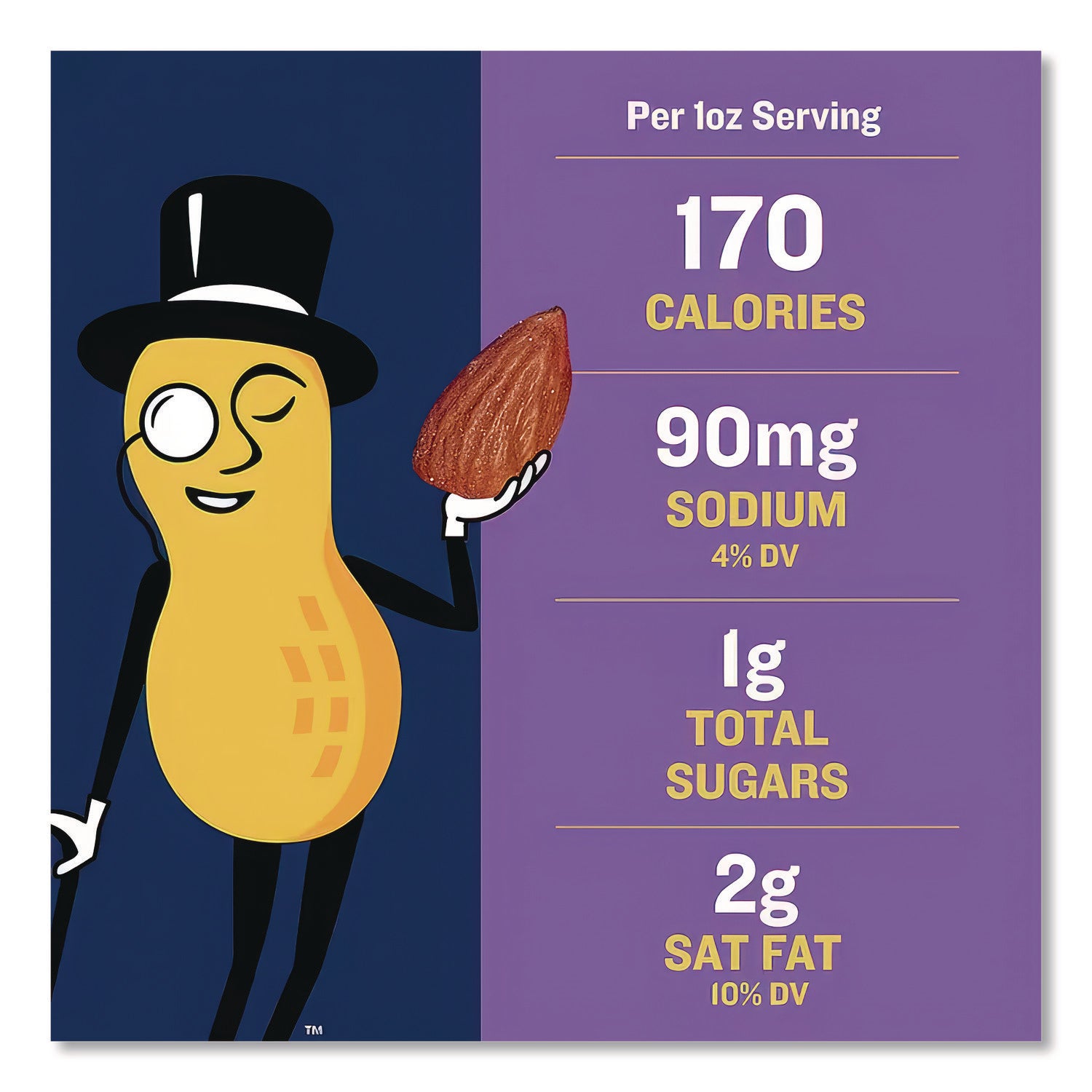 Salted Mixed Nuts, 27 oz Canister