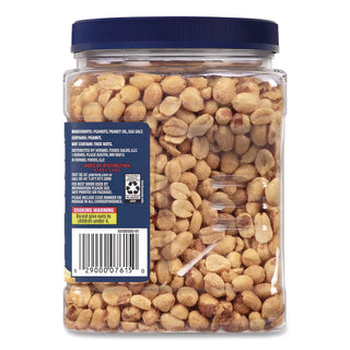 Cocktail Peanuts, Salted, 35 oz Canister