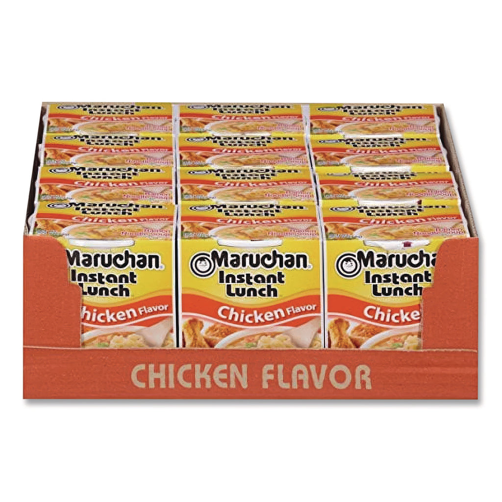 Maruchan Instant Lunch Roast Chicken Flavor Ramen Noodles - Chicken - Cup - 12 / Carton