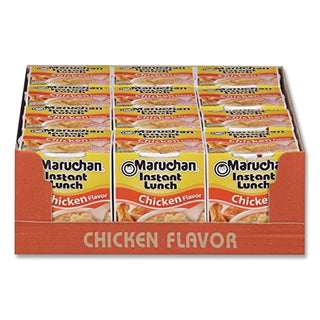 Maruchan Instant Lunch Roast Chicken Flavor Ramen Noodles - Chicken - Cup - 12 / Carton