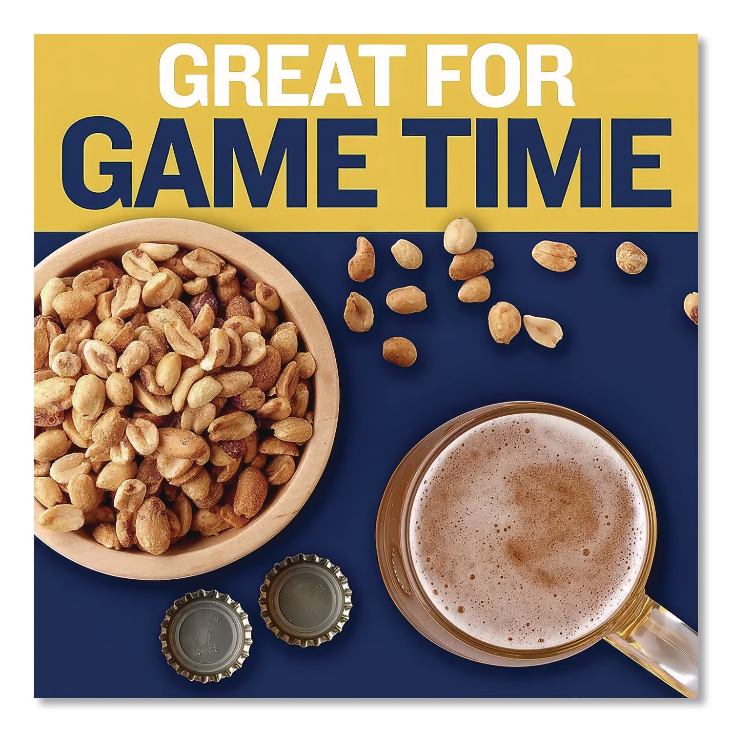 Salted Peanuts, 2 oz Packet, 144/Carton