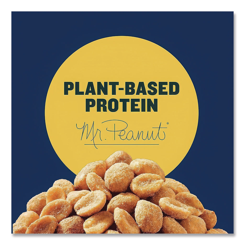 Honey Roasted Peanuts, 2.5 oz Tube, 15/Box