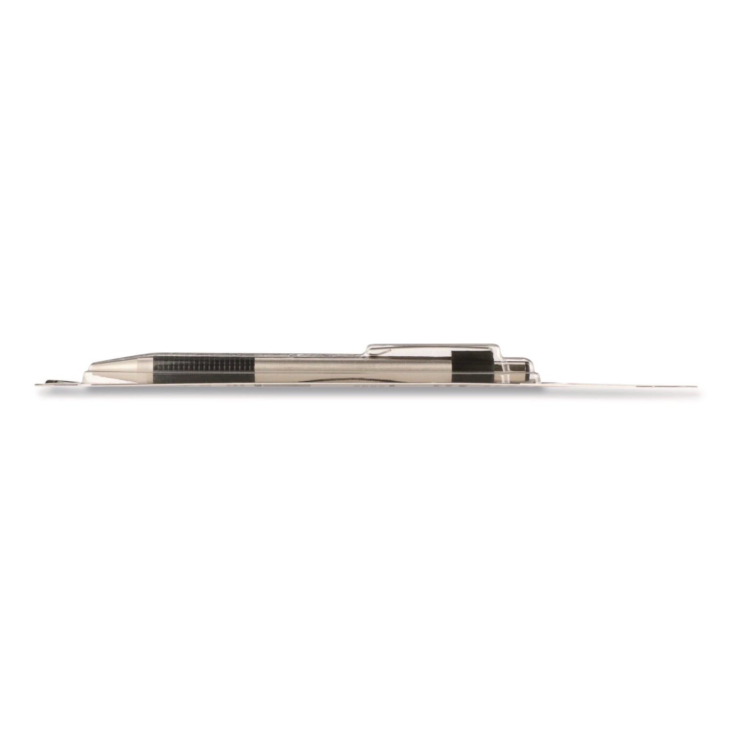 Zebra STEEL 3 Series F-301 Retractable Ballpoint Pen - Fine Pen Point - 0.7 mm Pen Point Size - Refillable - Retractable - Black - Stainless Steel Barrel - 1 Each