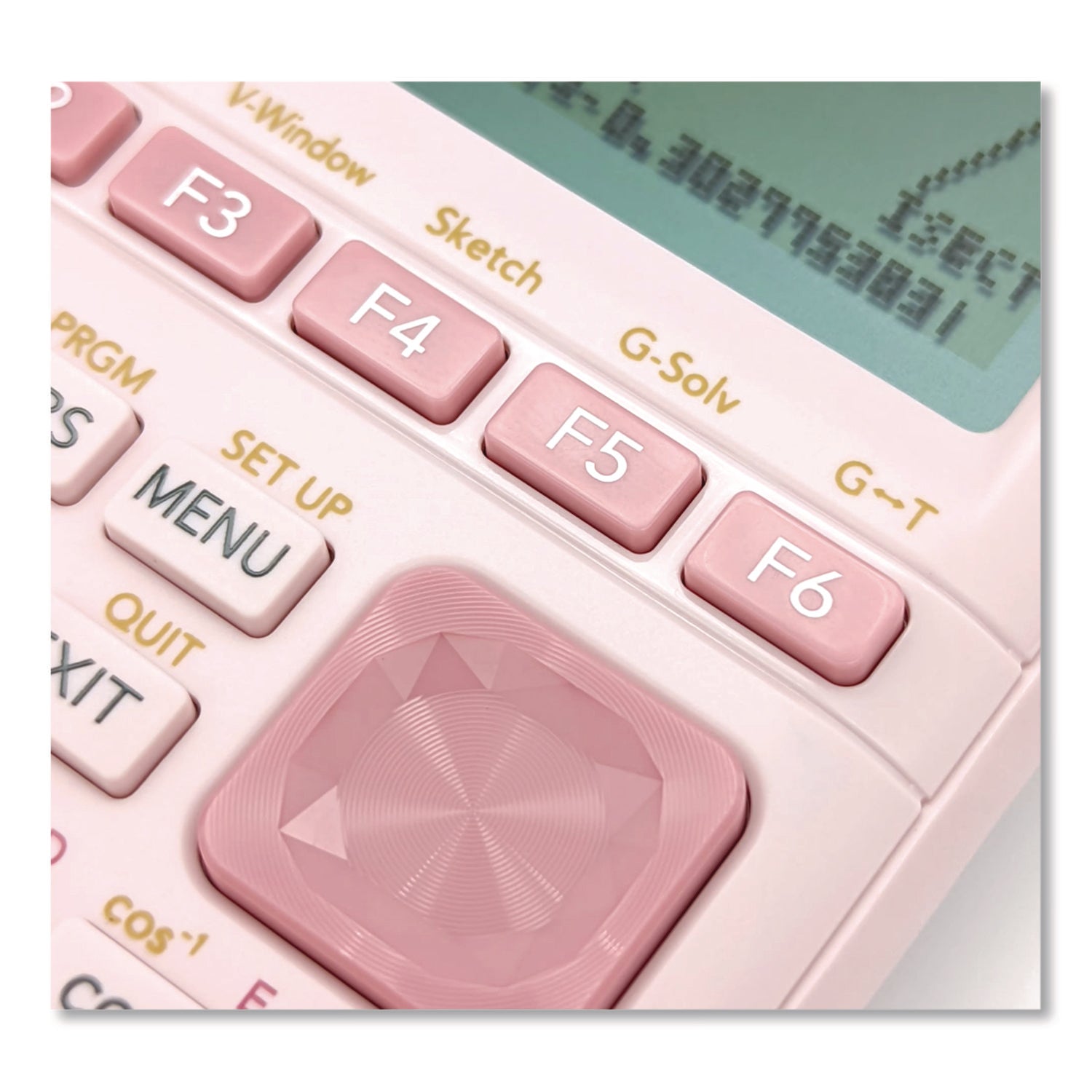 FX-9750GIII 3rd Edition Graphing Calculator, 21-Digit LCD, Pink