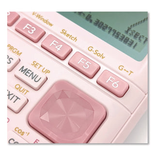 FX-9750GIII 3rd Edition Graphing Calculator, 21-Digit LCD, Pink
