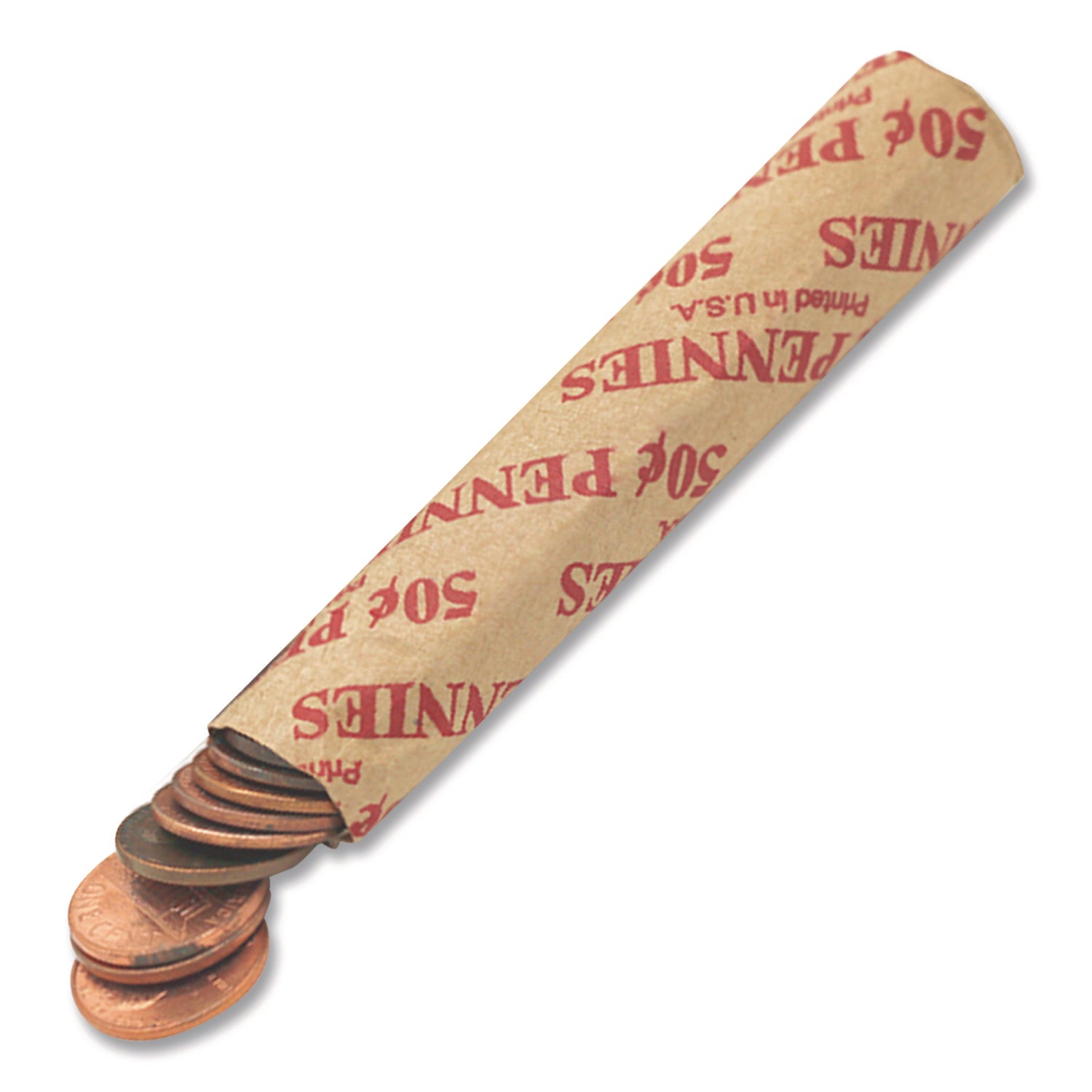 Flat Coin Wrappers, Pennies, $.50, 1000 Wrappers/Box