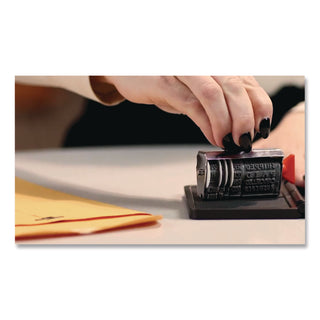 2000 PLUS One-Color Felt Stamp Pad, #1, 4.25" x 2.75", Black