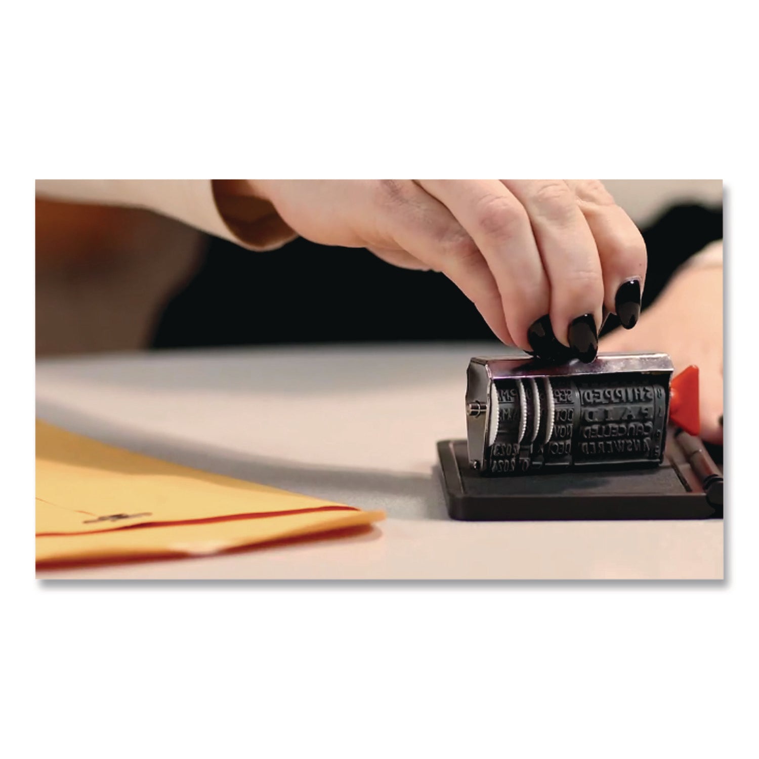 2000 PLUS One-Color Felt Stamp Pad, #1, 4.25" x 2.75", Black