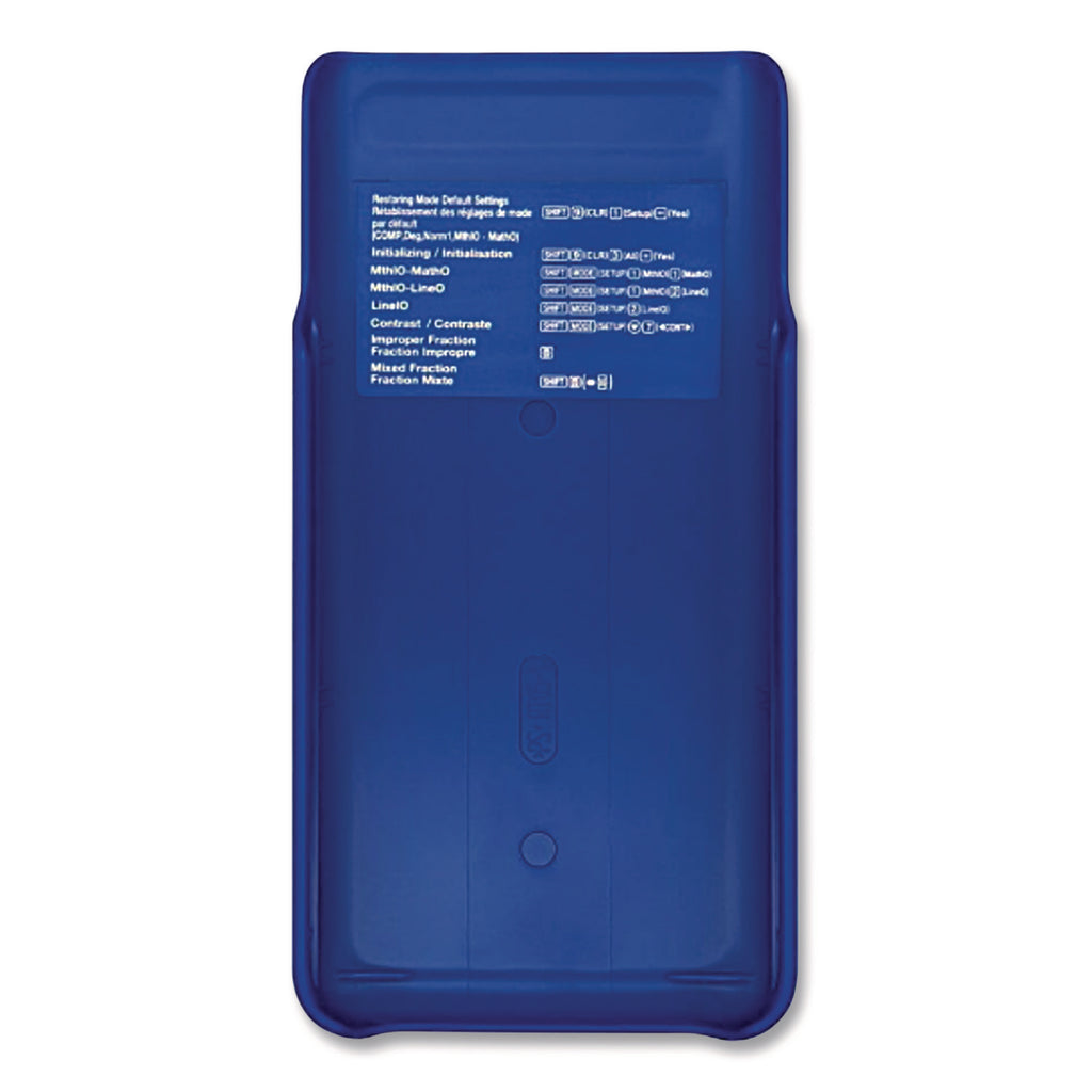 FX-300ES Plus 2nd Edition Scientific Calculator, 16-Digit LCD, Blue