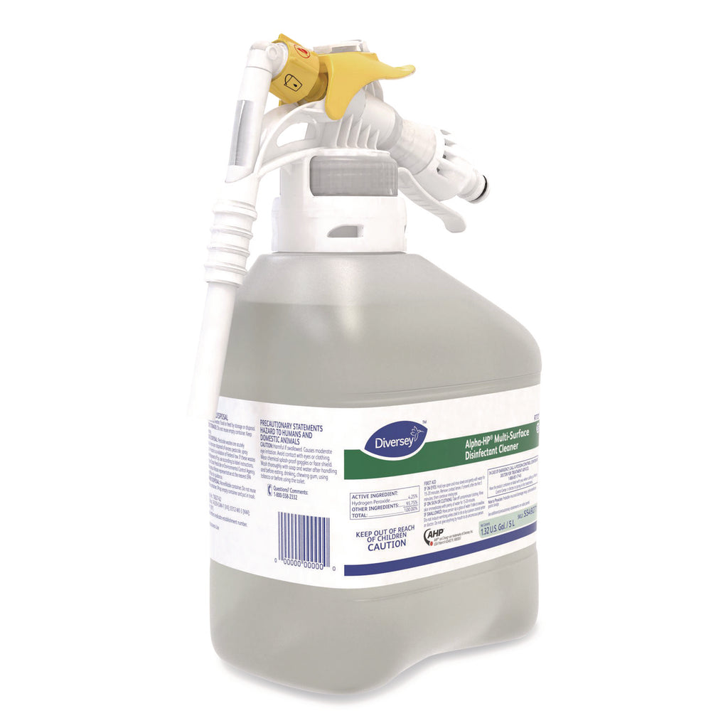Alpha-HP Multi-Surface Disinfectant Cleaner, Citrus Scent, 1.5 L RTD Spray Bottle, 2/Carton