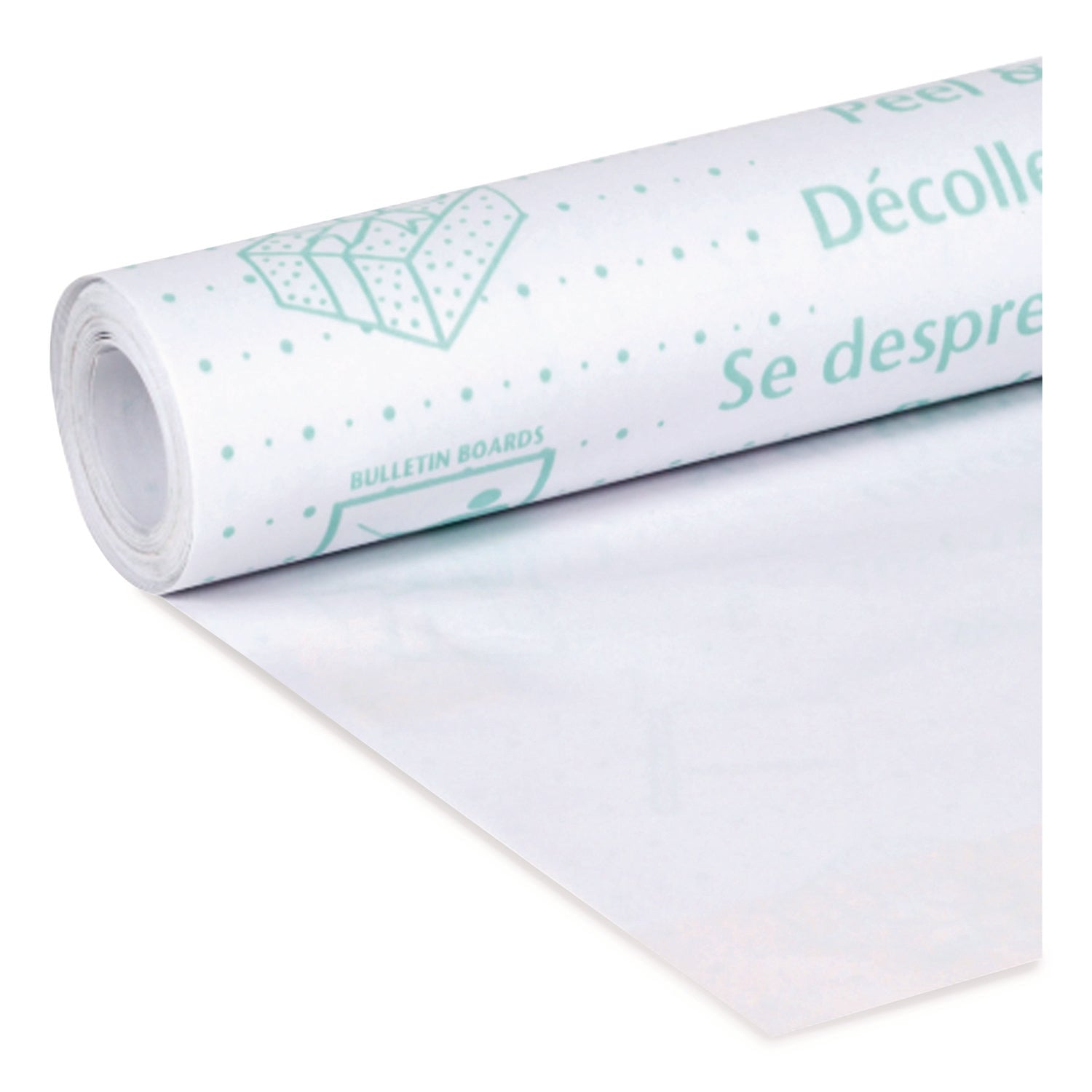 Peel-and-Stick Clear Laminate Roll, 5.91 mil, 18" x 8 yd, Matte Clear