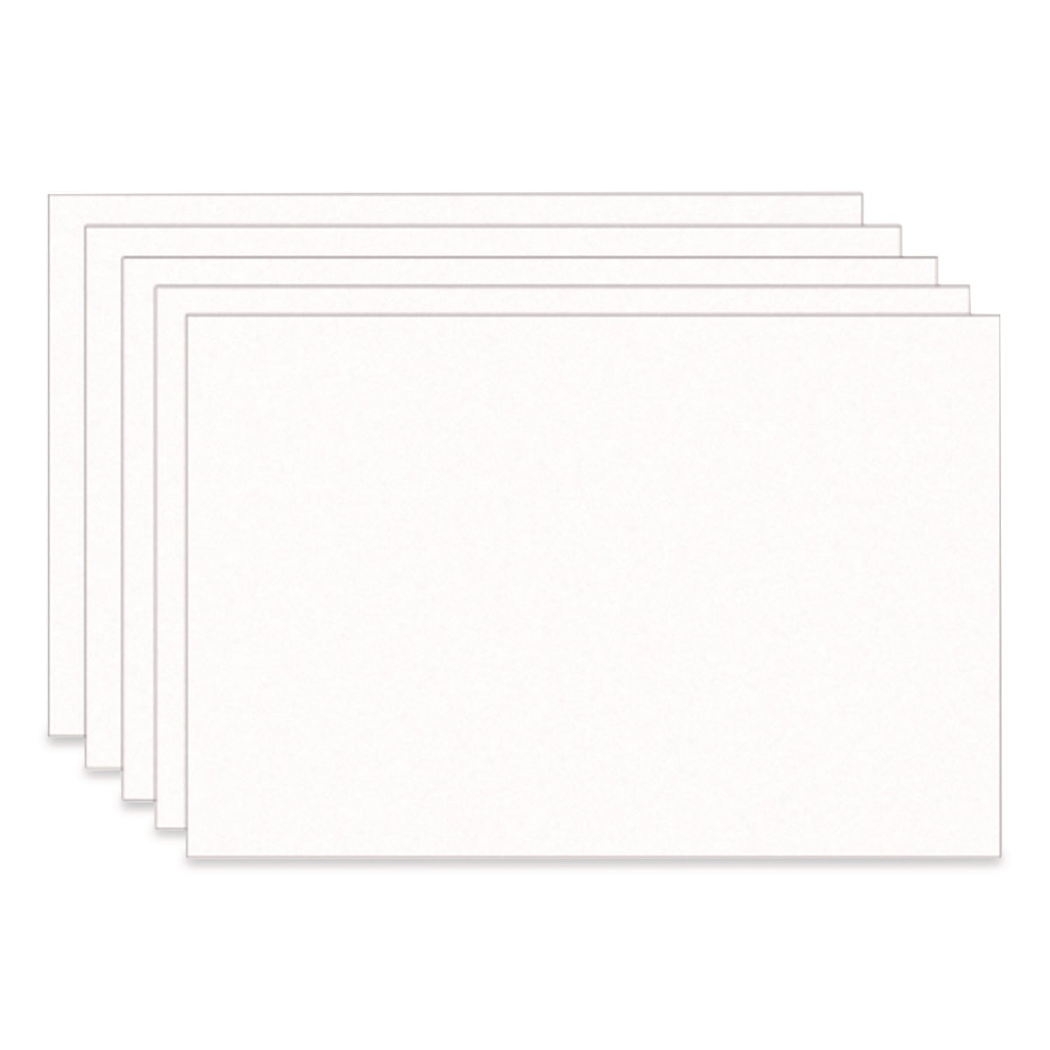 SunWorks Construction Paper, 50 lb Text Weight, 9 x 12, White, 50/Pack