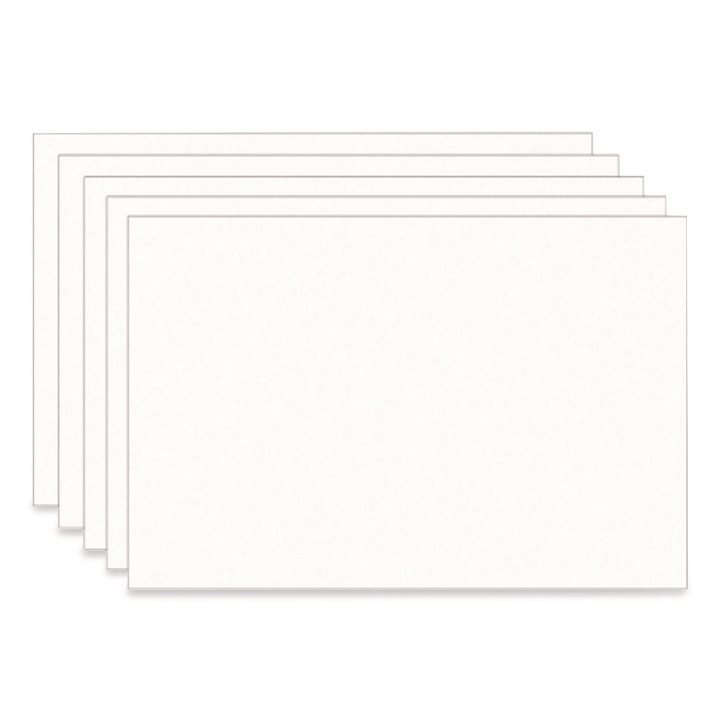 SunWorks Construction Paper, 50 lb Text Weight, 12 x 18, White, 50/Pack