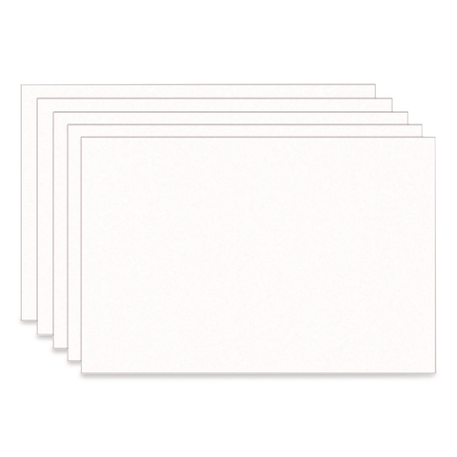 SunWorks Construction Paper, 50 lb Text Weight, 12 x 18, White, 50/Pack