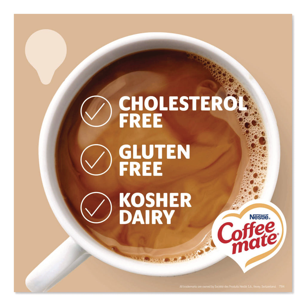 Liquid Coffee Creamer, Original, 0.38 oz Mini Cups, 50/Box, 4 Boxes/Carton, 200 Total/Carton