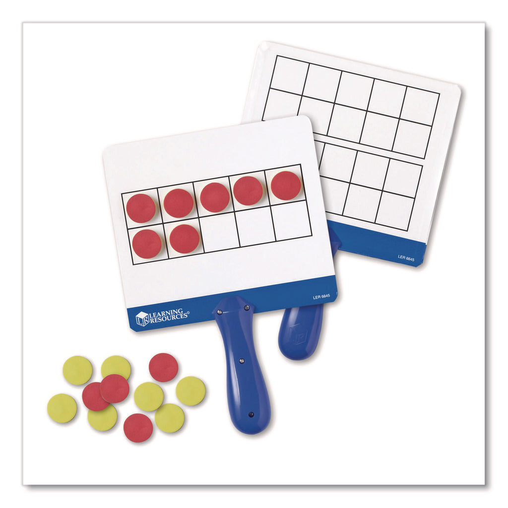 Learning Resources Magnetic 10-frame Answer Boards - Theme/Subject: Learning - Skill Learning: Mathematics, Counting, Operation - 4-7 Year - Red, Yellow