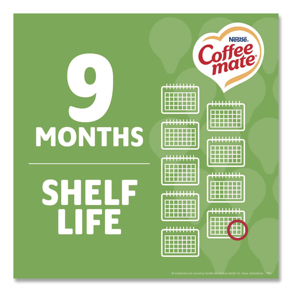 Liquid Coffee Creamer, Irish Creme, 0.38 oz Mini Cups, 50/Box, 4 Boxes/Carton, 200 Total/Carton