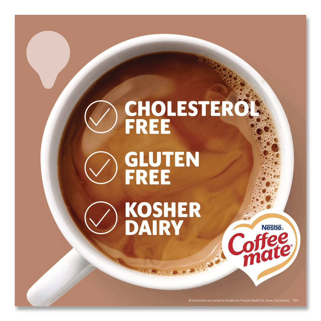 Liquid Coffee Creamer, Cafe Mocha, 0.38 oz Mini Cups, 50/Box, 4 Boxes/Carton, 200 Total/Carton