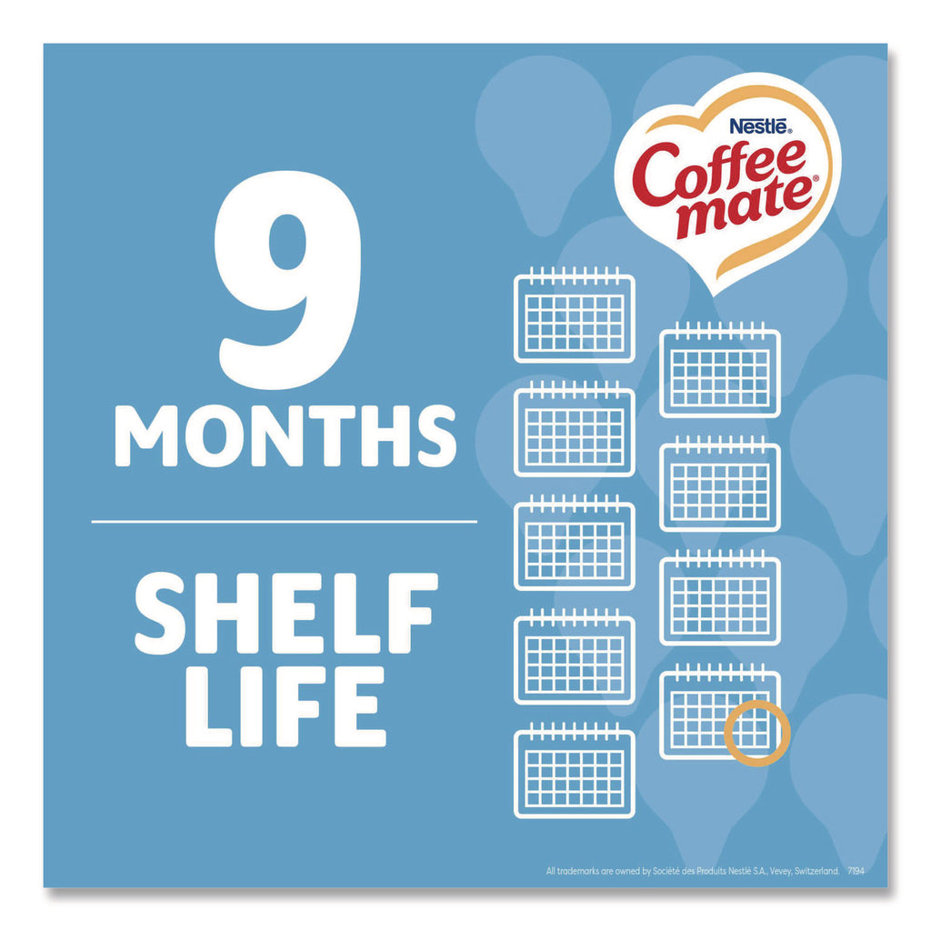 Liquid Coffee Creamer, French Vanilla, 0.38 oz Mini Cups, 50/Box, 4 Boxes/Carton, 200 Total/Carton