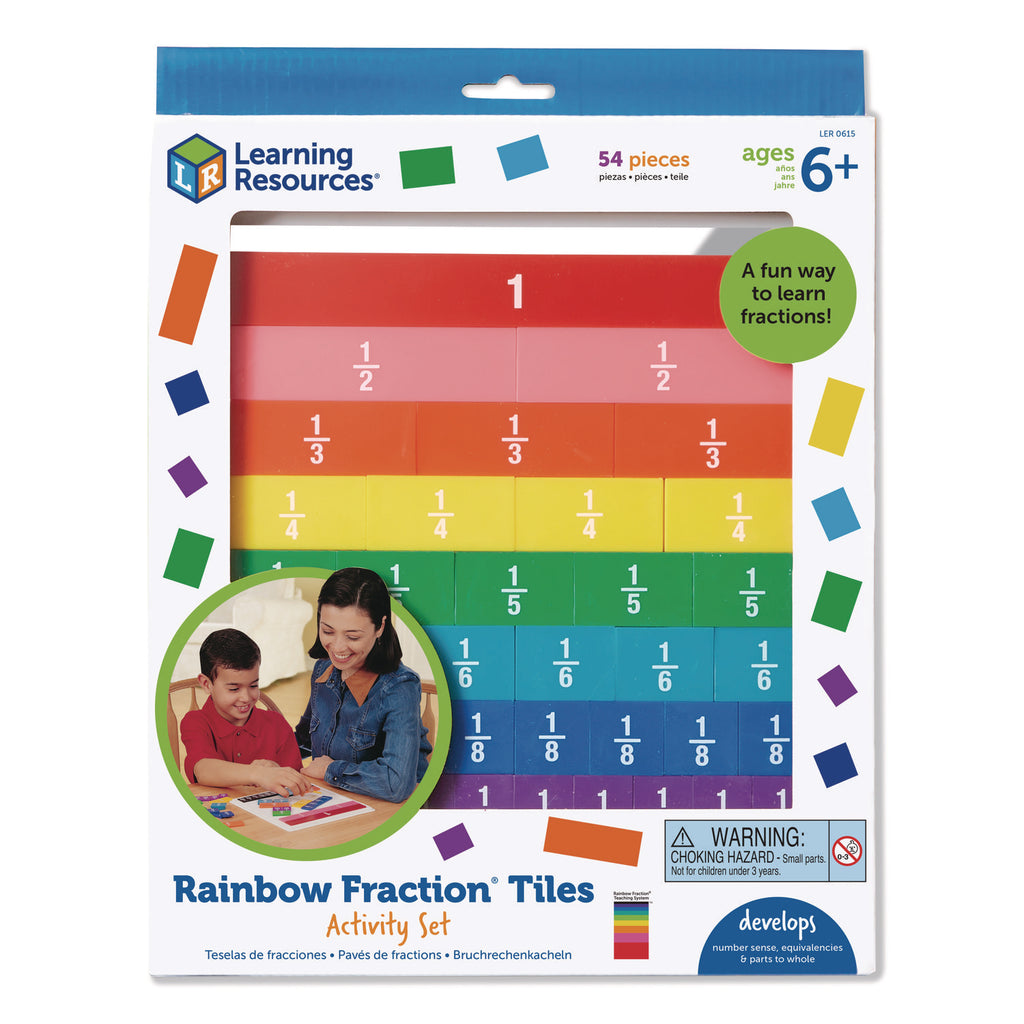 Rainbow Fraction Tiles - Theme/Subject: Learning - Skill Learning: Fraction, Mathematics - 6+ - 51 / Set