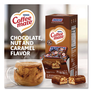 Liquid Coffee Creamer, Snickers, 0.38 oz Mini Cups, 200 Cups/Carton