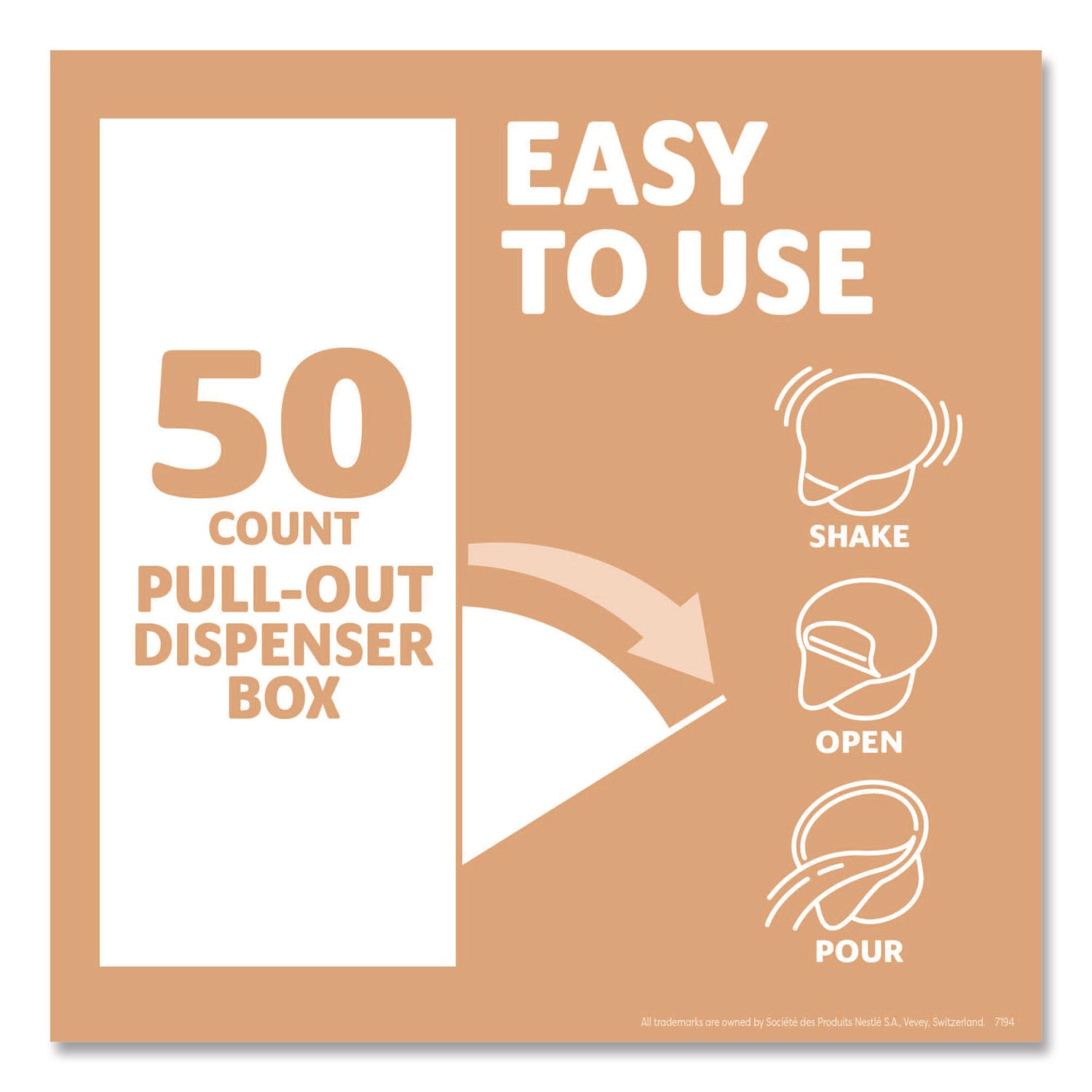 Liquid Coffee Creamer, Vanilla Caramel, 0.38 oz Mini Cups, 50/Box, 4 Boxes/Carton, 200 Total/Carton