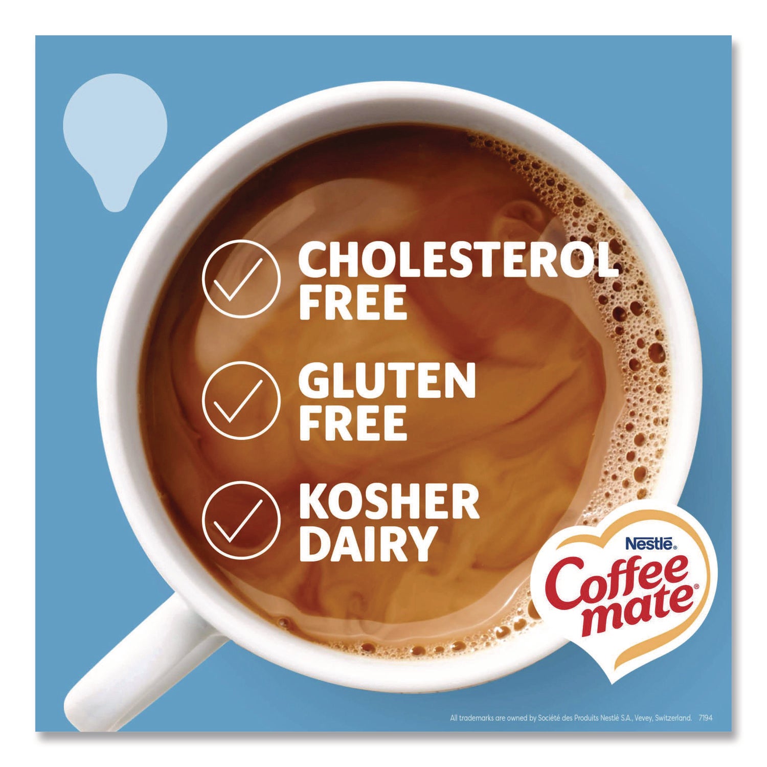 Liquid Coffee Creamer, Zero Sugar French Vanilla, 0.38 oz Mini Cups, 50/Box, 4 Boxes/Carton, 200 Total/Carton