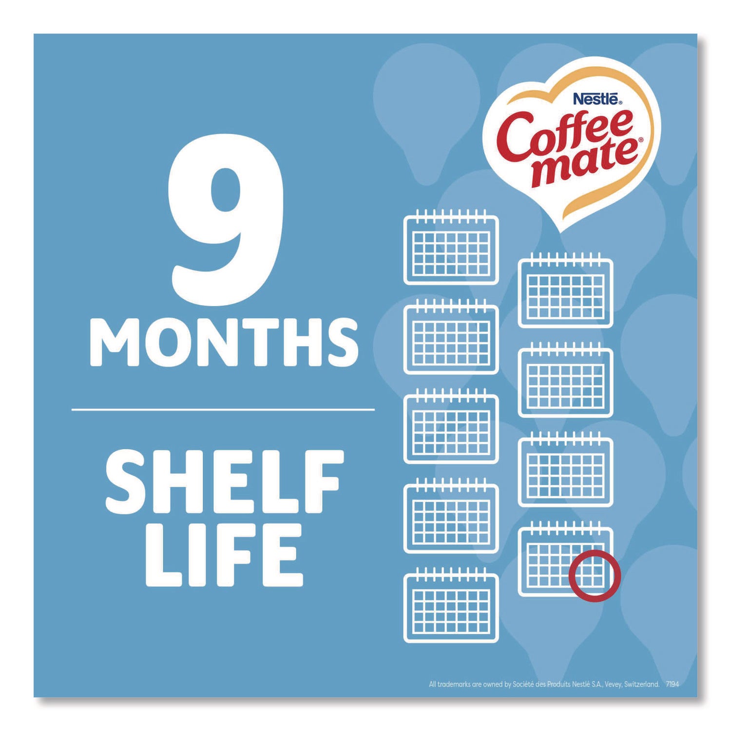 Liquid Coffee Creamer, Zero Sugar French Vanilla, 0.38 oz Mini Cups, 50/Box, 4 Boxes/Carton, 200 Total/Carton