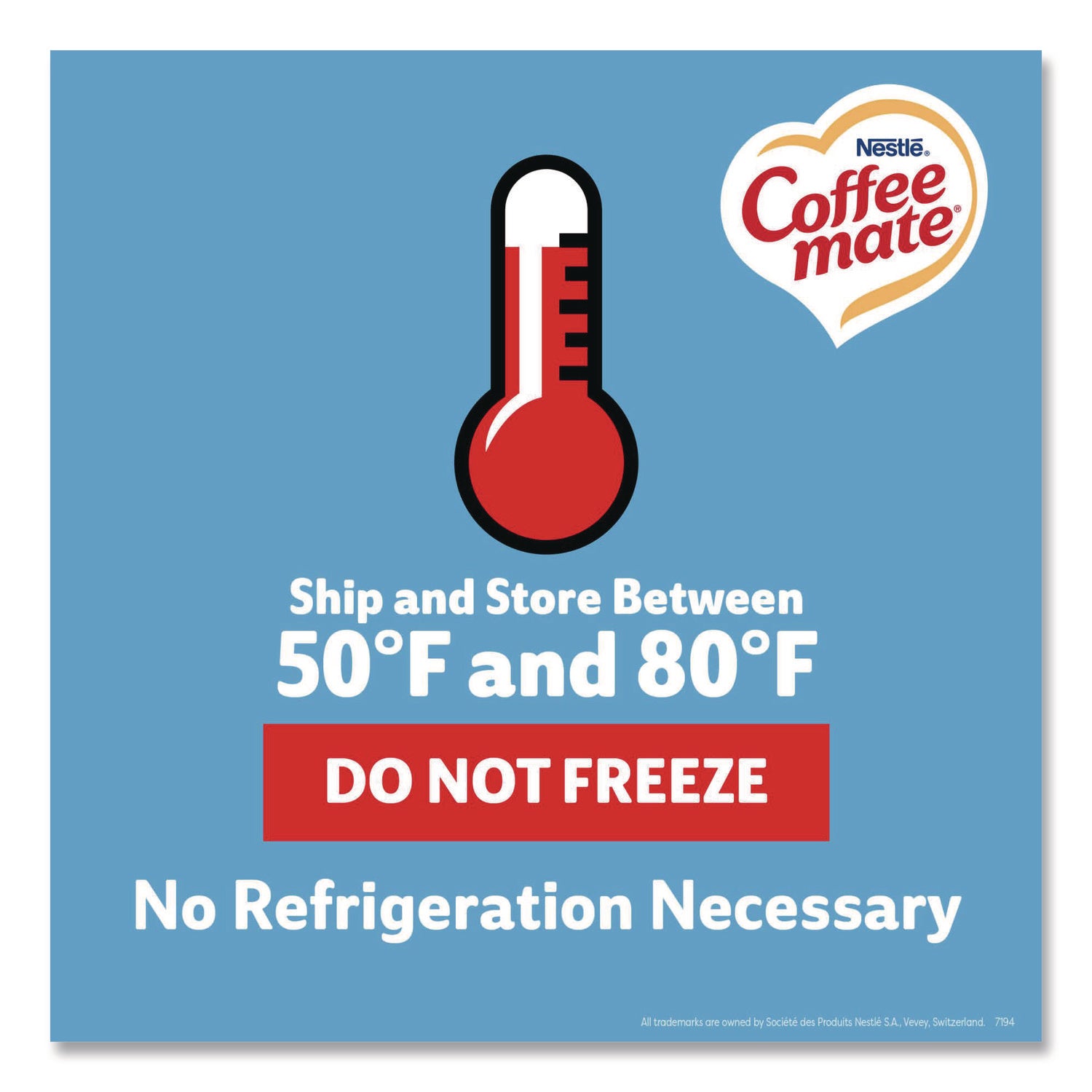 Liquid Coffee Creamer, Zero Sugar French Vanilla, 0.38 oz Mini Cups, 50/Box, 4 Boxes/Carton, 200 Total/Carton