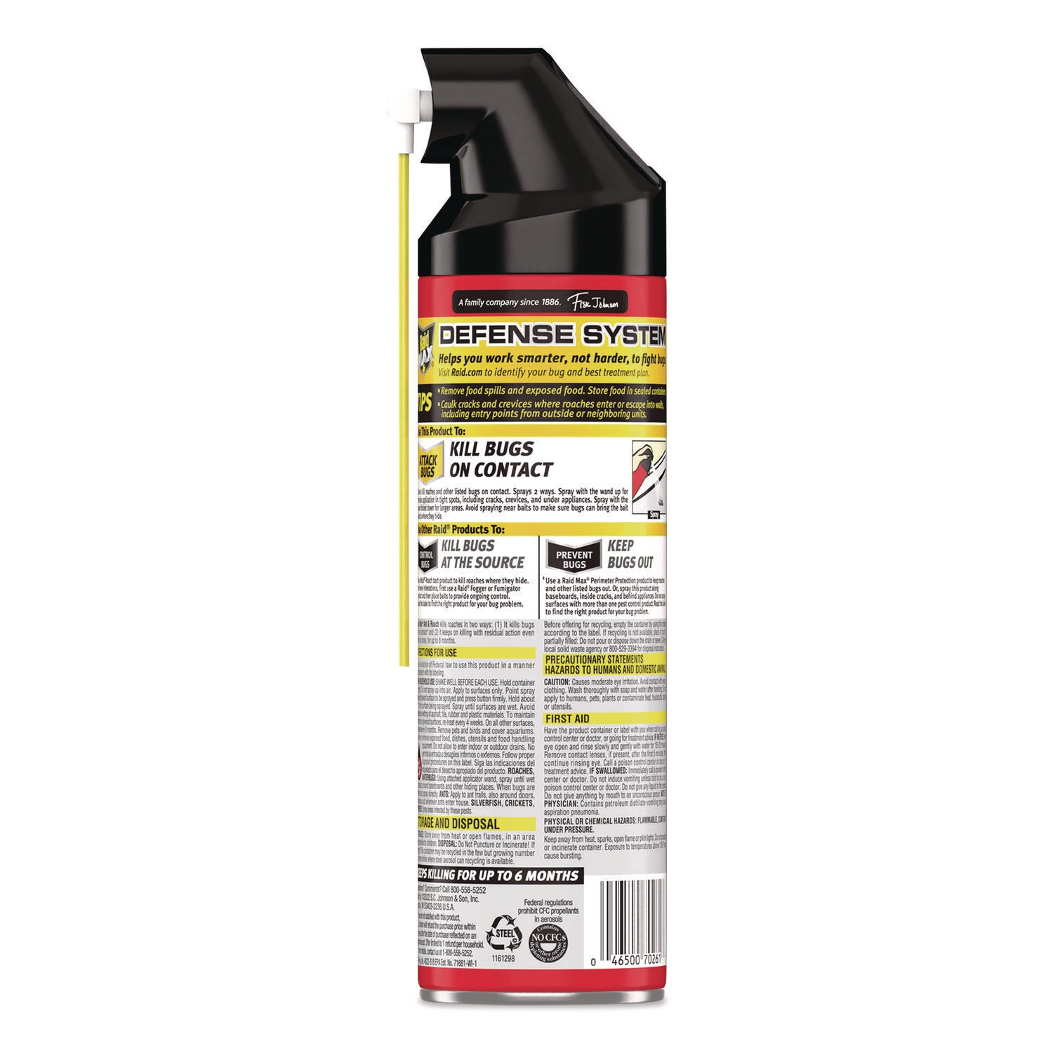 Ant/Roach Killer, 14.5 oz Aerosol Spray, Unscented