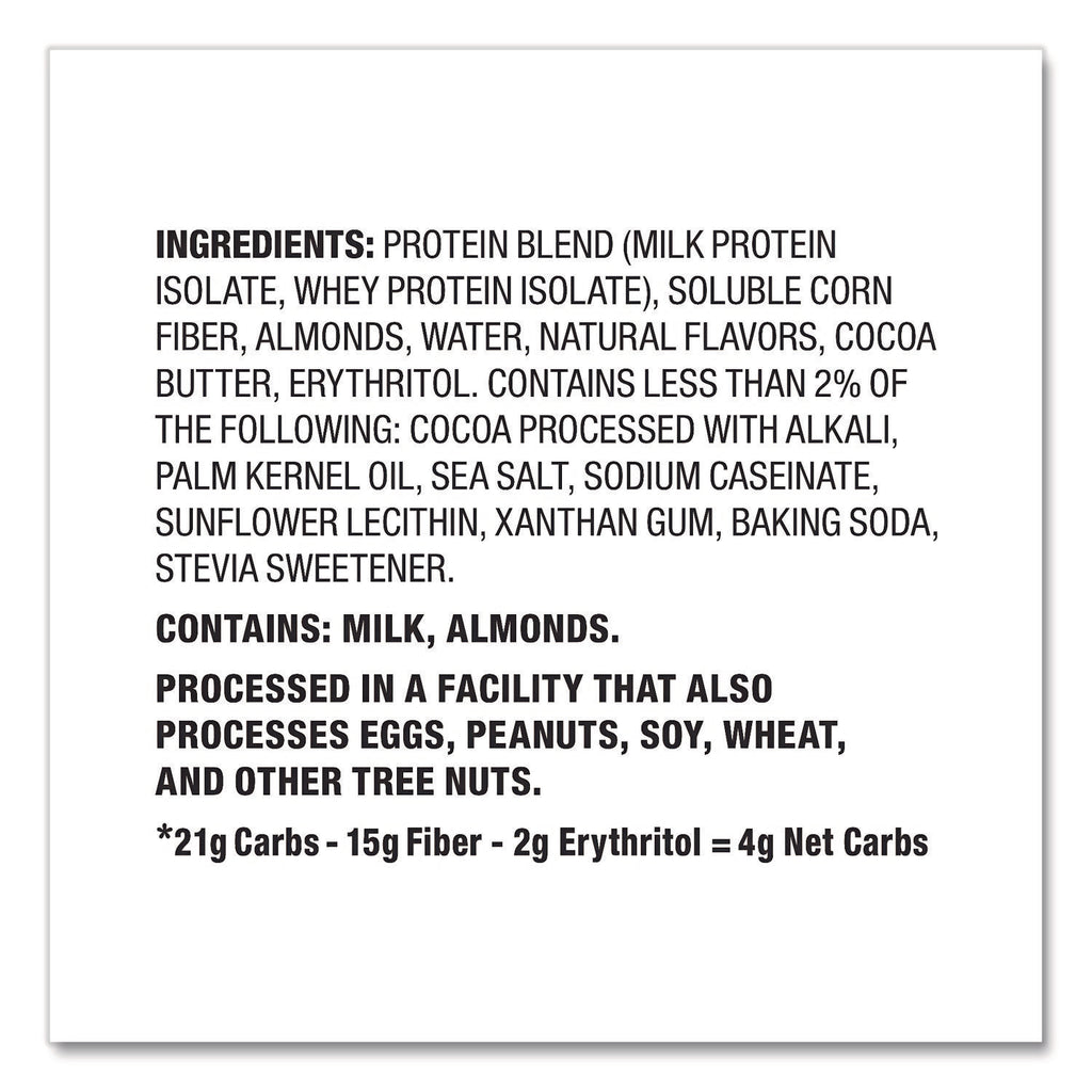Protein Bars, Cookies and Cream, 2.12 oz Bar, 12 Bars/Box