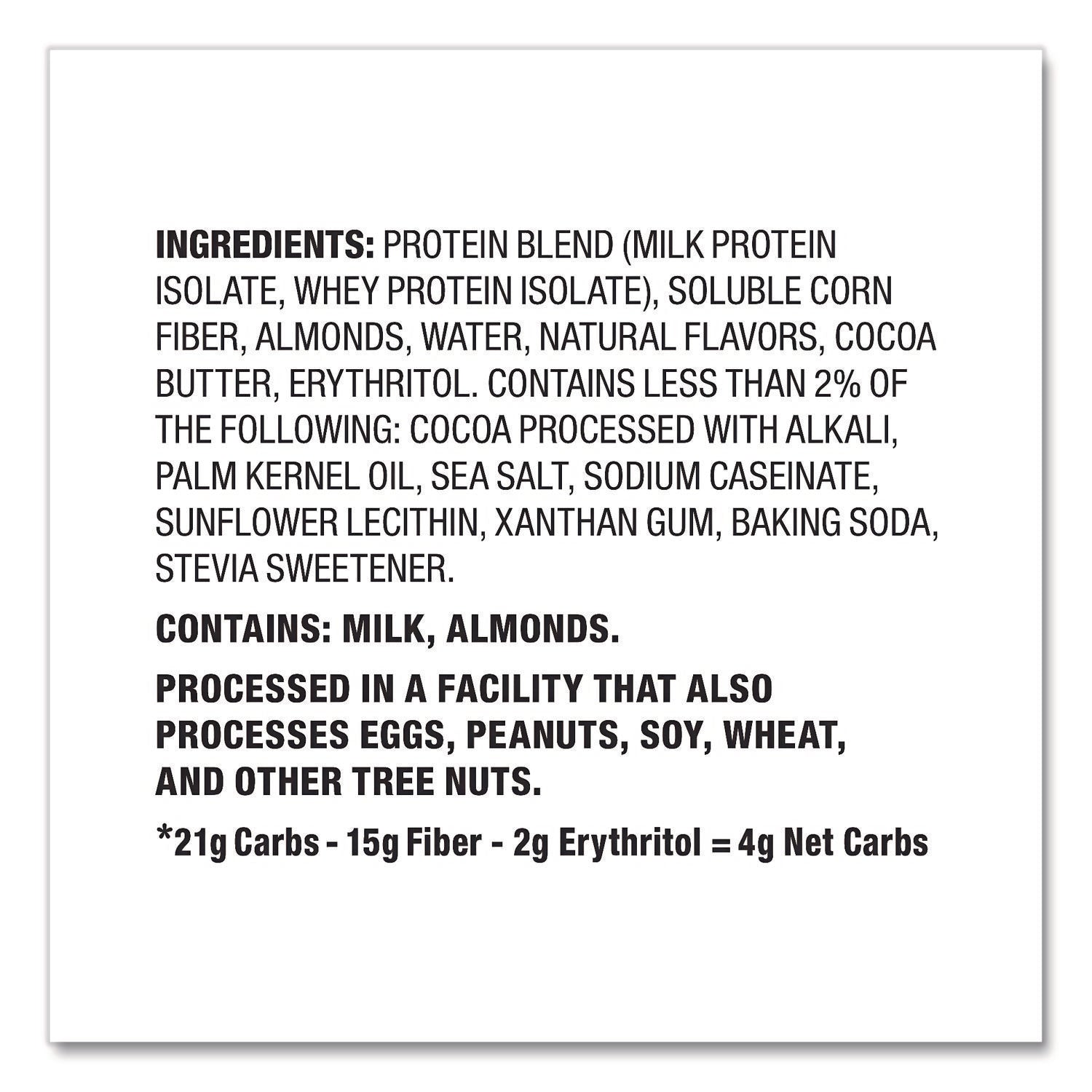 Protein Bars, Cookies and Cream, 2.12 oz Bar, 12 Bars/Box