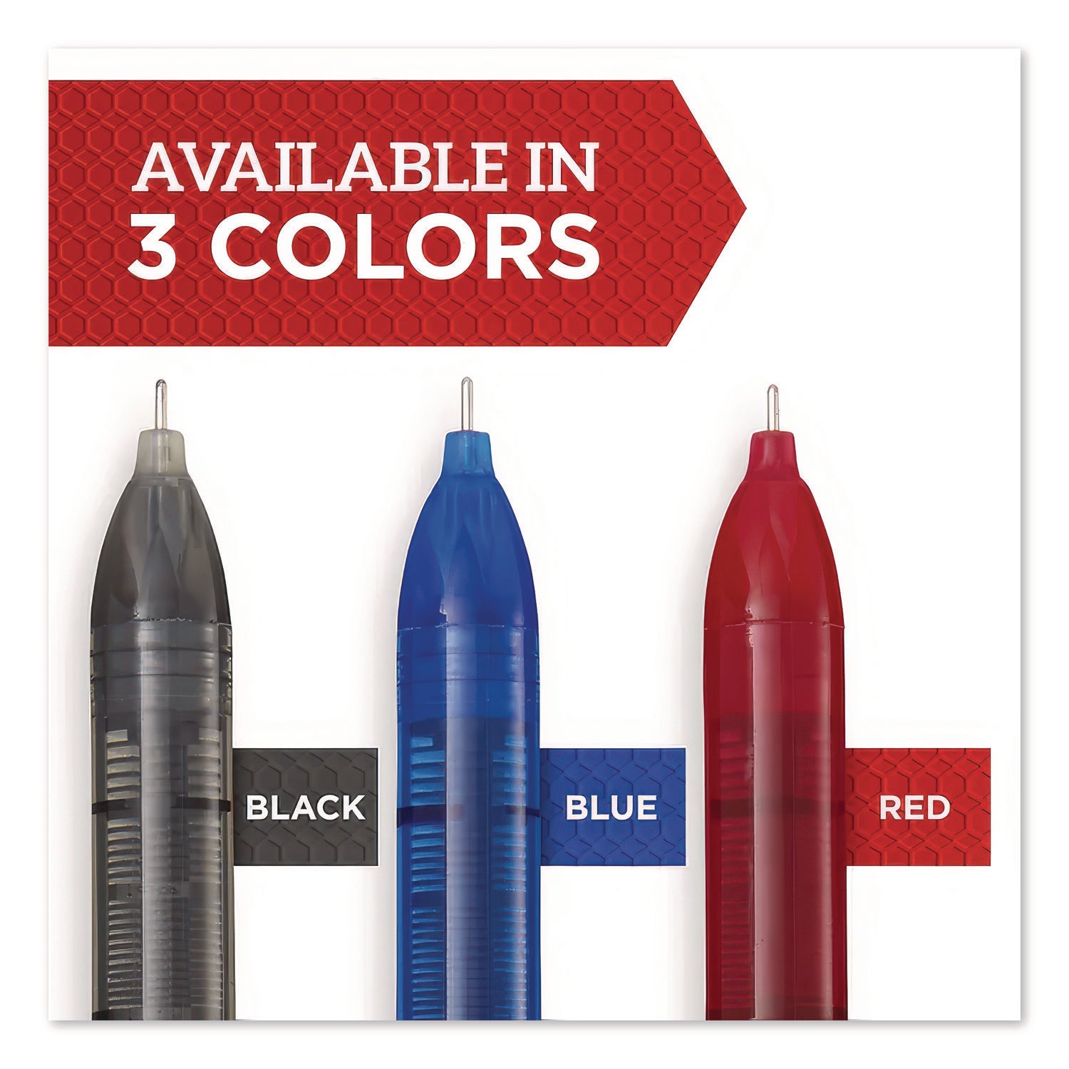 Professional Design Roller Ball Pen, Stick, Fine 0.5 mm, Assorted Ink and Barrel Colors, 4/Pack