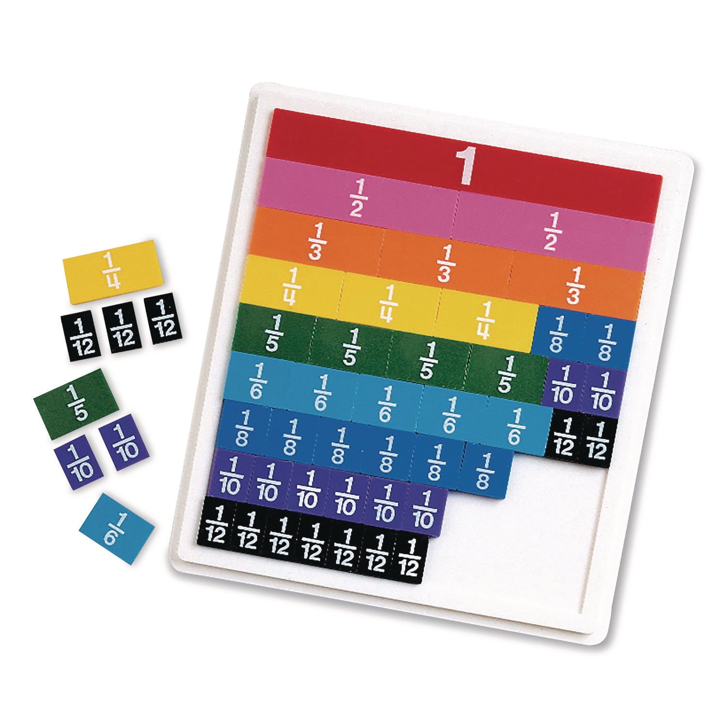 Rainbow Fraction Tiles - Theme/Subject: Learning - Skill Learning: Fraction, Mathematics - 6+ - 51 / Set