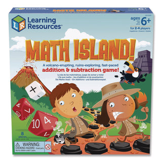 Learning Resources Math Island! Addition & Subtraction Game - Educational4 Players - 1 Each