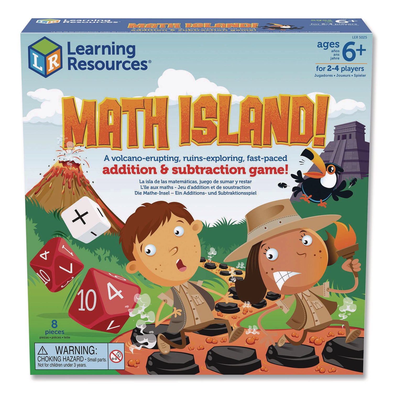 Learning Resources Math Island! Addition & Subtraction Game - Educational4 Players - 1 Each