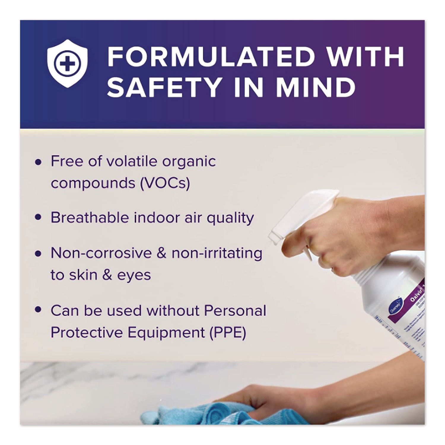 Oxivir TB Disinfectant Wipes, 7 x 6, White, 60/Canister, 12 Canisters/Carton