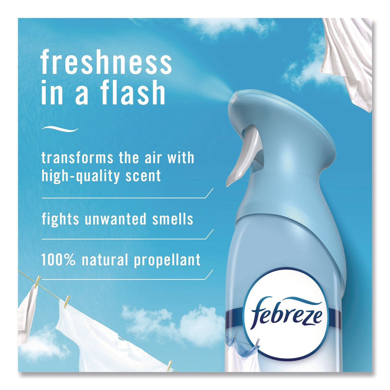 AIR, Linen and Sky, 8.8 oz Aerosol Spray, 2/Pack, 6 Pack/Carton