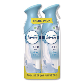 AIR, Linen and Sky, 8.8 oz Aerosol Spray, 2/Pack, 6 Pack/Carton
