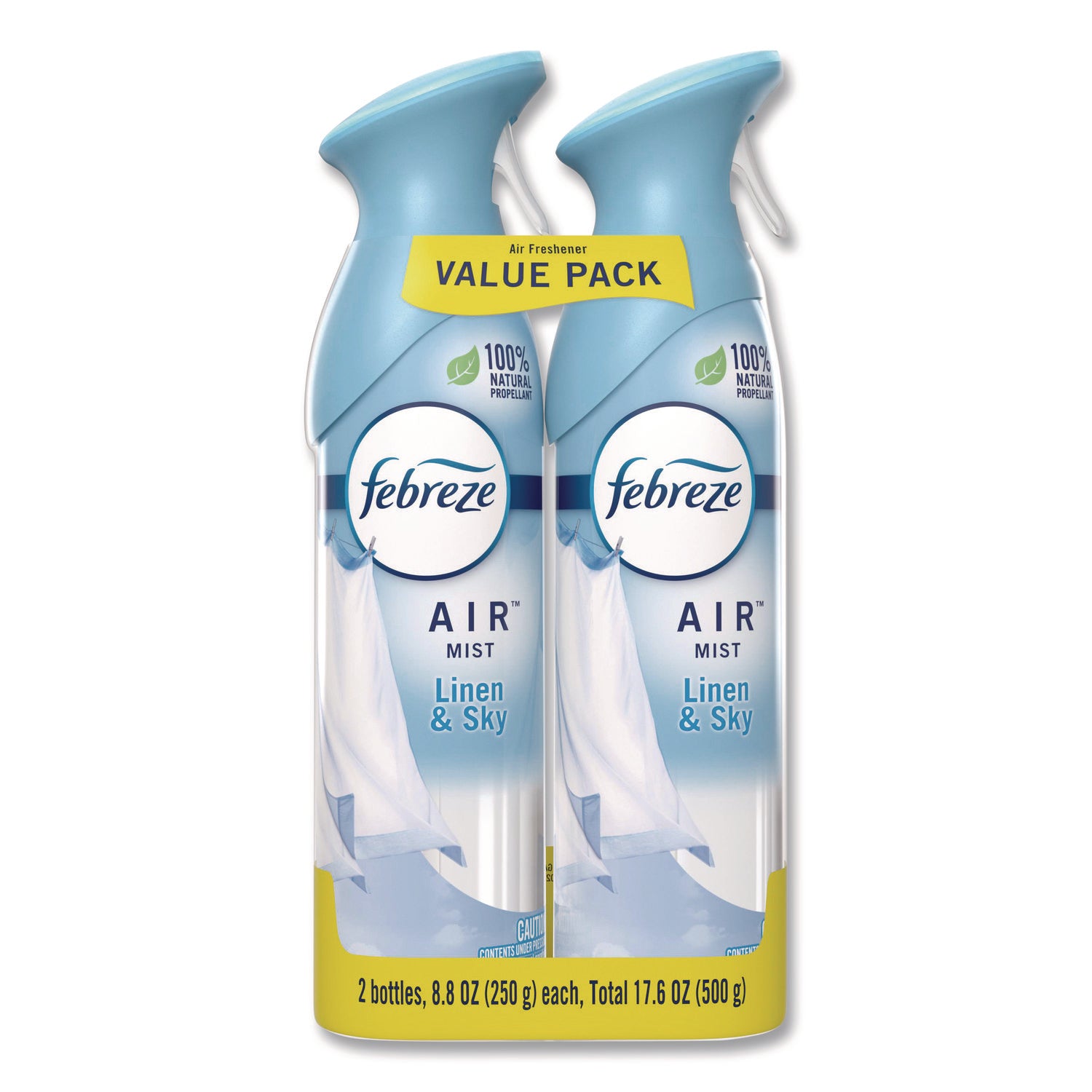 AIR, Linen and Sky, 8.8 oz Aerosol Spray, 2/Pack, 6 Pack/Carton