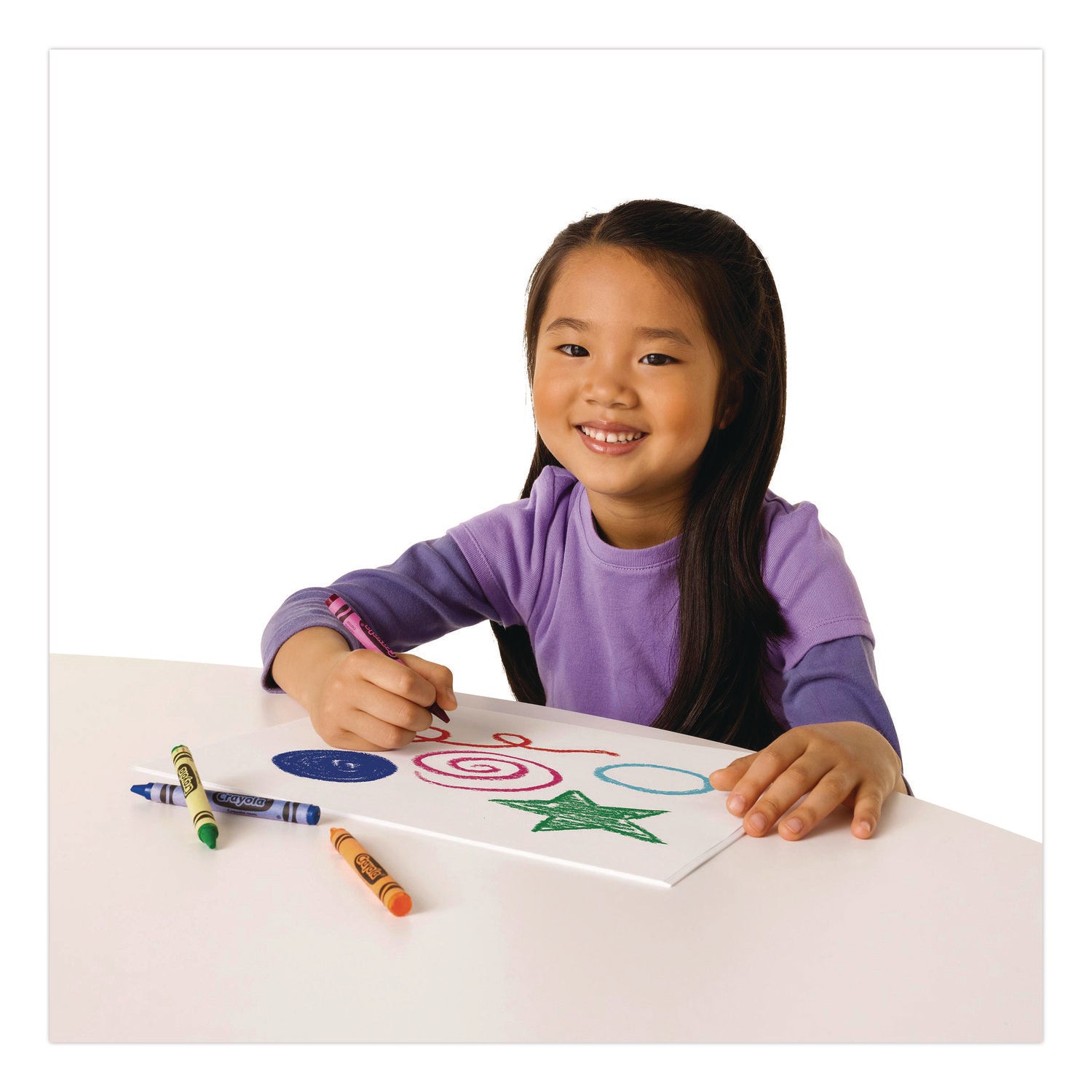 Classpack Regular Crayons, 16 Colors, 800/Box